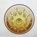 Amazing Set of `Stuart Crystal` Amber Hock/Wine Glasses