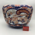 Very Large Antique `Imari` Porcelain Jardiniere