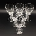 Lovely `Crystal White Wine` Glasses (6)