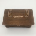 Wooden and Copper `Art Nouveau` Bridge Box
