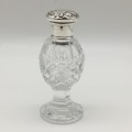 Victorian Sterling Silver & Crystal Scent Bottle (1896)