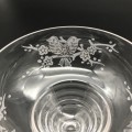 Six Quality `Stuart` Crystal Dessert Glasses