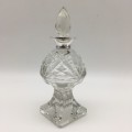 Sterling Silver and Crystal Vintage Scent Bottle (1927)