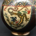 Antique Cloisonne Enamel Vase (Meiji Period)