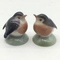 Cute Pair of `Royal Copenhagen` Birds (2238)