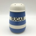 Vintage Blue and White `Cornish Ware` Sugar Shaker (T.G GREEN)