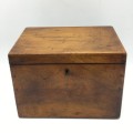 Antique Wooden Stationary Box or Desk Tidy