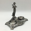 Antique `W.M.F.` Art Nouveau Condiment Stand