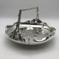 Antique `Mappin and Webb` Silver-Plated Basket