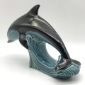 Lovely Pair of `Poole Pottery` Dolphin Figures