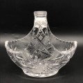 Large Good Quality Cut-Crystal Basket