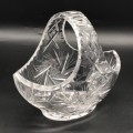 Large Good Quality Cut-Crystal Basket