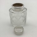 Art Deco Silver and Crystal Smelling Salts Bottle