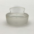 Art Deco Silver and Crystal Smelling Salts Bottle
