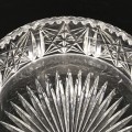Large Oval Vintage `Cut-Crystal` Bowl