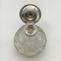 Antique Sterling Silver and Crystal Perfume Bottle (1912)