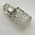 Victorian Solid Silver & Crystal Scent Bottle (1898)