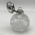 Vintage Silver and Crystal Perfume Bottle