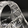 Pretty `Cut-Crystal` Small Basket