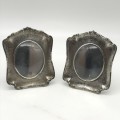 Fabulous Solid Silver Pair of Antique Photo Frames
