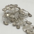 Vintage Silver Scandinavian Filigree `Solje` Brooch