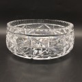 1950`s Quality Cut-Crystal Large Bowl