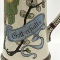 Antique German Musical Beer Stein Mug