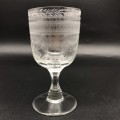 Antique `Woodstock` Glass Rummer (Kimberley 1892)