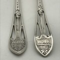 Antique Sterling Silver Christening Spoon & Fork Set (Cased)