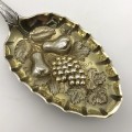 Victorian Solid Silver Berry Spoon (1860)