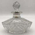 Early Elegant Silver & Crystal Scent Bottle (1929)