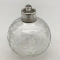 Antique Silver & Crystal Perfume Bottle (1920)
