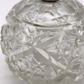 Large Antique Silver & Crystal Scent Bottle (1903)