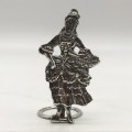 Antique Silver Menu/Place Card Holder (1902)