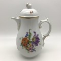 German `Furstenberg` Porcelain Vintage Coffee Pot