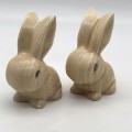 Charming Ceramic `Sylvac` Bunnies (Pair)