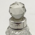 Vintage Pair of Silver & Crystal Scent Bottles