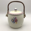 Attractive `Poole Pottery` Cookie Jar & Lid