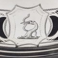Rare Georgian Solid Silver Wine Coaster (1792)