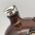 Royal Doulton `Kingsware` Flask with Silver Stopper (1905)