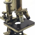 Antique Brass `R & J Beck` Microscope (Boxed)