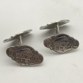Vintage Norwegian Silver Cufflinks