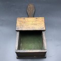 Antique Wooden Church Collection Box