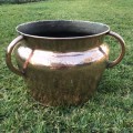 Large Antique `Arts & Crafts` Copper Planter