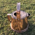 Large Antique `Arts & Crafts` Copper Hot Water Jug/Kettle