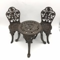Vintage Cast Iron Doll`s Table & Chairs