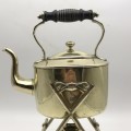 Antique Brass `Tea Kettle on Stand` (W.S.&S)