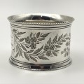Victorian Solid Silver Napkin Ring (1878)