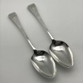 Georgian Solid Silver Serving Spoons (1794)