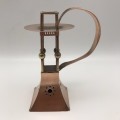 Antique `Arts & Crafts` Copper & Brass Chamberstick